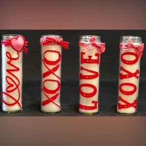 VALENTINES custom candle